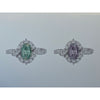 1.58ct Alexandrite & 0.71ctw Diamond Ring In Platinum