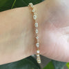 3 Ctw Lab Diamond Mulit-Shaped Tennis Bracelet in 14Kt Yellow or White gold
