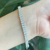 10Ctw LAB Diamond Tennis Bracelet in Your Choice of 14Kt Yellow or White Gold