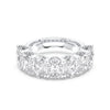 Oval Lab Diamond 7 Stone Ring in Your Choice of 14kt Yellow or White Gold From 1 CTW - 3 CTW