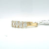 5 Stone Oval Lab diamond ring in 1 CTW or 2 CTW Yellow or white 14kt gold