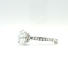 1.25 Ctw Oval LAB Diamond Hidden Halo Ring in 14kt Yellow or White Gold