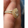 NEW Vera Wang 14Kt Yellow Gold & 2 Ctw LAB Diamond Ring