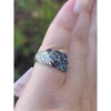2.01 Ctw Alexandrite & Natural Diamond Ring In Platinum