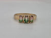 1.25 Ctw Watermelon Tourmaline Ring In 14Kt Yellow Gold