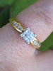 14kt yellow gold 1/2ctw natural diamond ring