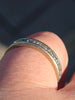 14kt white gold 1/3ctw natural diamond band