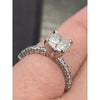1.54ct G vvs2 natural GIA certified diamond ring in 14kt white gold
