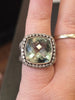 David Yurman large moonlight series sterling silver ring