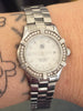 TAGHeur ladies aquaracer watch w/ diamond bezel and dial (no box no papers)