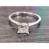 1ct LAB Diamond Princess Cut Solitaire In 14kt White or Yellow Gold