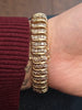 10ctw natural diamond bracelet in 10kt yellow gold 7 inches