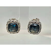 John Hardy Topaz sterling silver earrings