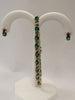 6.5ctw Emerald & Diamond 14kt Gold Bracelet