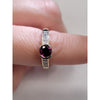 Natural 3/4 Ct Ruby and .33ctw Diamond 14kt Gold Ring