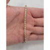 3ctw Natural Diamond Line Bracelet In 14kt Gold