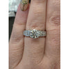 1.12ctw (VS2/I) Diamond Set In Platinum With .72ctw Diamond Accents