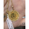 1/10th oz. 9kt Gold Pendant On 14kt 22in Gold Chain