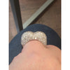 Natural 2.25ctw Diamond Heart Ring In 18kt White Gold Weighing 9.93g Size 7