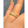 Natural .25ctw Diamond (SI) Band In 14kt Gold Weighing 2.46g Size 7.25
