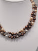Double Strand Pearl Necklace On 18in Chain With 14kt Gold Clasp