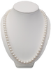 8.5mm Pearl Necklace 24in Long With 14kt Gold Clasp