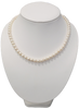 7mm Pearl Necklace 18in Long With 14kt Gold Clasp