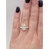 LAB 3.53ctw Oval Diamond VS1/D In 14kt Gold Ring With IGI Report