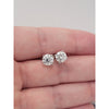 LAB 2ctw Diamond Studs In 14kt White/Yellow Gold