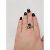 Bi-color 4.35ctw Tourmaline With .3ctw Diamond Accents In 10g Of Platinum