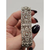 14kt White Gold Bracelet With 3.5ctw In Diamonds 7in Long 17.5mm Wide Weighing 48.75g