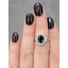 Royal Blue 2.38ctw Sapphire & .44ctw Diamond Ring In Platinum