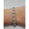 Natural 5.63ctw Diamond (I1/I) In 10kt White Gold Measuring 7.25in