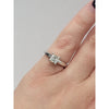 Michael Hill Natual Princess Cut .75ctw Diamond (VS1/I) Ring In Platinum & 14kt White Gold