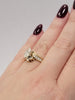 Natural 1.17 Marquis GIA Certified Diamond RingWith .25 Accent Diamonds In 14kt Gold Weighing 4.54g