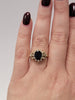 Natural 2.25ctw Sapphire & .25ctw Diamond Accent Ring In 14kt Gold Weighs 4.27g