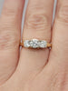 Natural .92ctw Diamond Ring (SI1-I1/E-F) In 14kt Yellow Gold