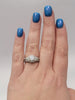 Natural 1.05ct Center Stone Diamond (SI/F) With 1ct Diamond Accents In 18kt White Gold Ring