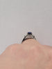 Natural 1.37ctw Sapphire Ring With .80ctw Diamond Accents In Platinum
