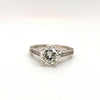1.4ctw Natural Round Brilliant Diamond In 14kt White Gold