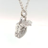 Purse Pendant In 14kt White Gold & 1/4ctw Diamonds With A 20in Chain