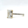 14k Gold and 2.50 Ctw Lab Diamond Ring