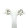 2Ctw Lab Oval Studs Your Choice OF 14Kt Yellow Or White Gold