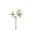 2 CTTW Lab Diamond Studs In Yellow 14Kt Gold