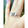 Natural Diamond & Your Choice of 14Kt White or Yellow Gold Butterfly Articulated Ring