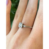 Vintage 1/2 Ctw Natural Diamond Ring in Platinum