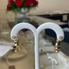 14Kt Yellow Gold Hoops with Backings