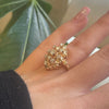 1/3 Ctw Natural Diamond Ring in 14Kt Yellow Gold