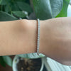 Simon G 18Kt White Gold & 1.01 Ctw Natural Diamond Tennis Bracelet