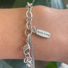 James Avery Sterling Silver Cheerleader Charm Bracelet